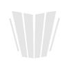 6pcs/set Car B Pillar Trim Stickers Silvery Window Column Post Decorative Cover Protective Film For Toyota Camry XV30 / Daihatsu Altis 2002-2006