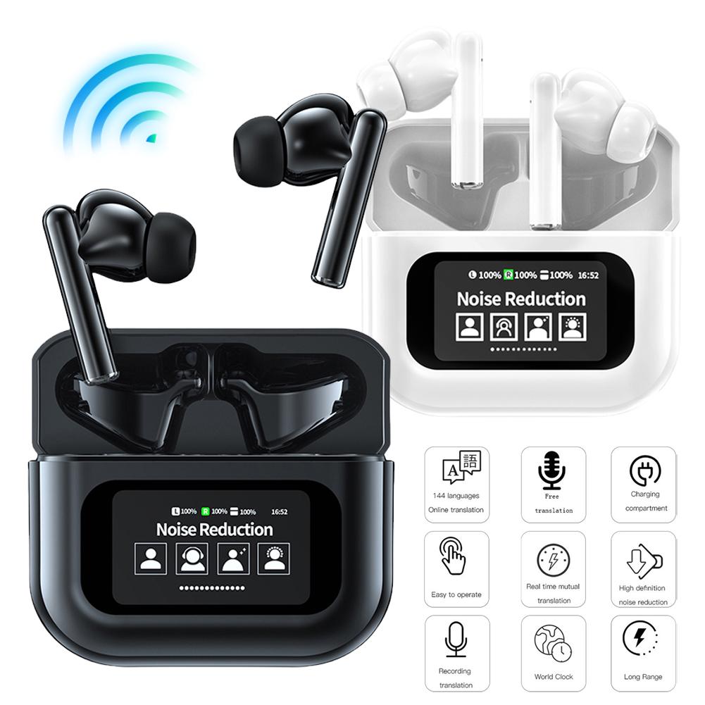 144 Languages Real Time Translator Earbuds Wireless BT 5.4 Translation Earphones Instant Translated Smart Voice Translator