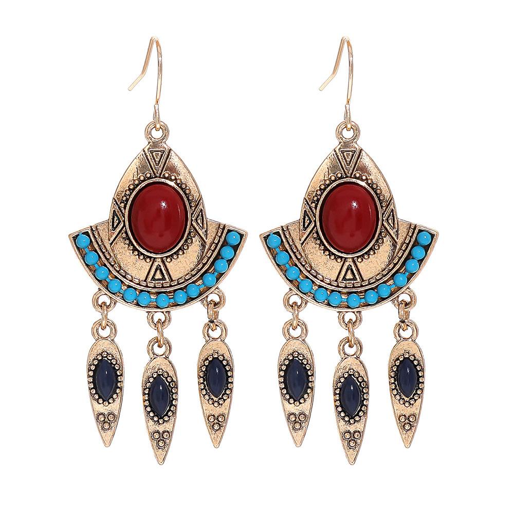 Geometric Earrings Women's Accessories Tassel Long Earrings Jewelry