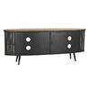 Loft Style TV Cabinet Fir Metal - White - 150 Cm