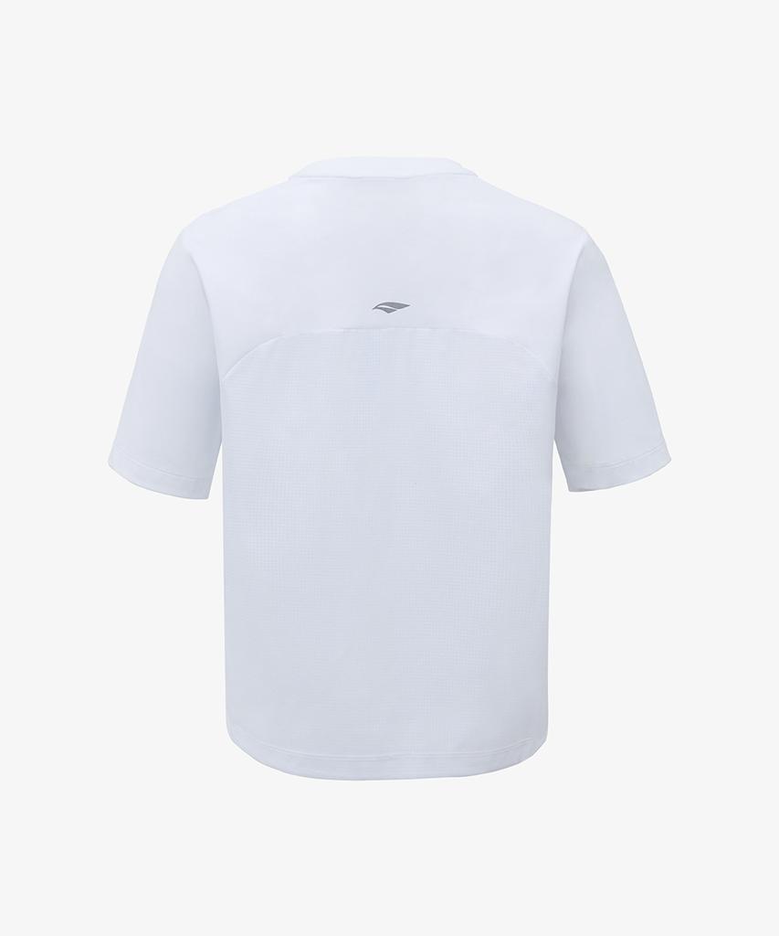Baellob Women'S Air Revent Active Crop T-Shirt White