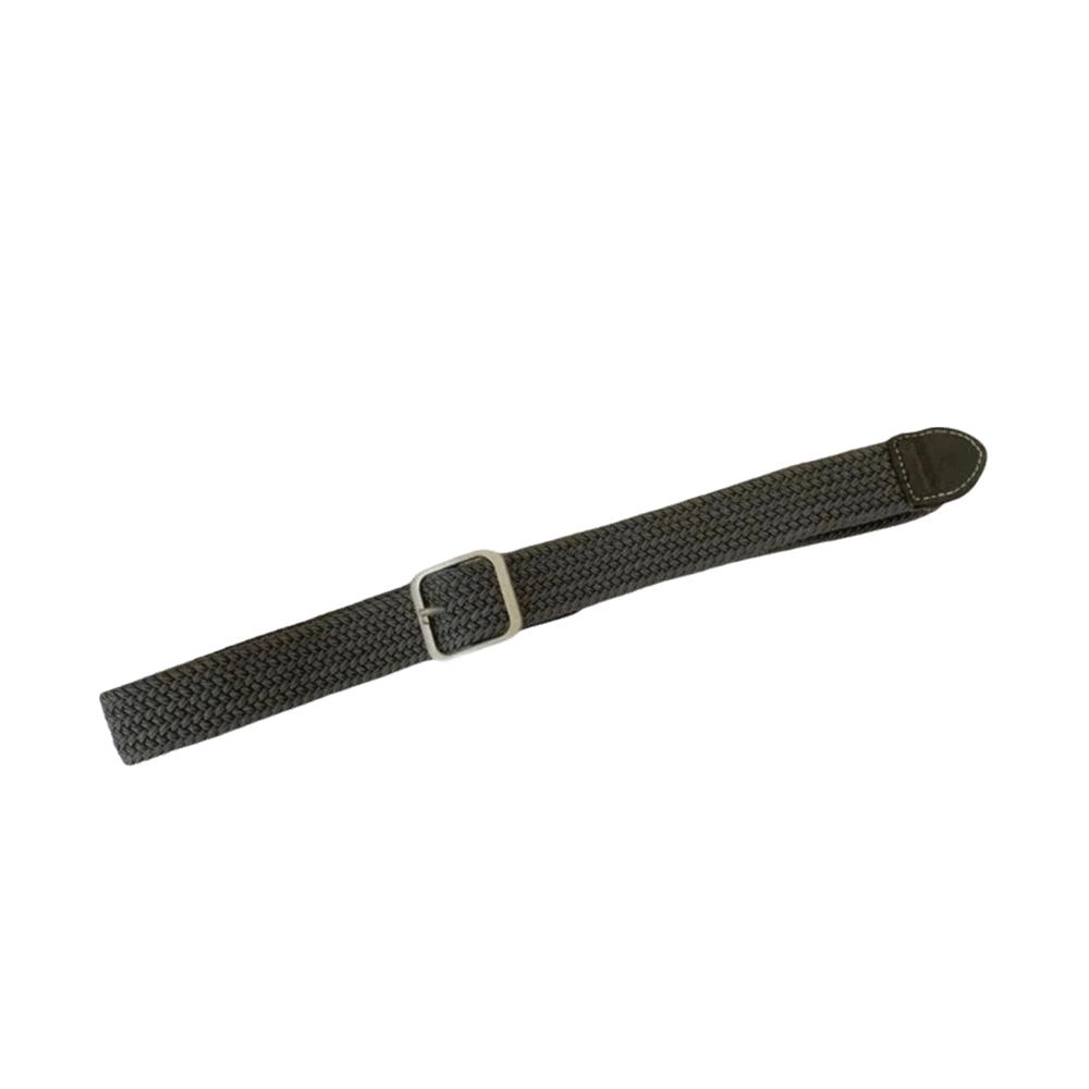 Braideds Woven Stretch Belt Plain Color Elastic Belt Fashion Canvas Belt Men Women