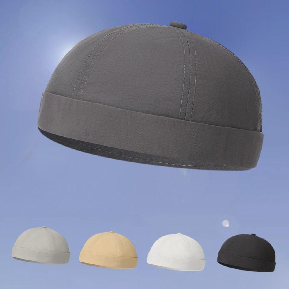 Quick Drying Brimless Hat Lightweight Docker Cap Fashion Beanie Hat  Outdoor Daily