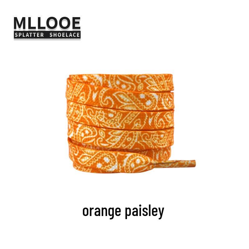 Cashew Flower Shoelaces for Air Force One AF1 & Casual White Sneakers