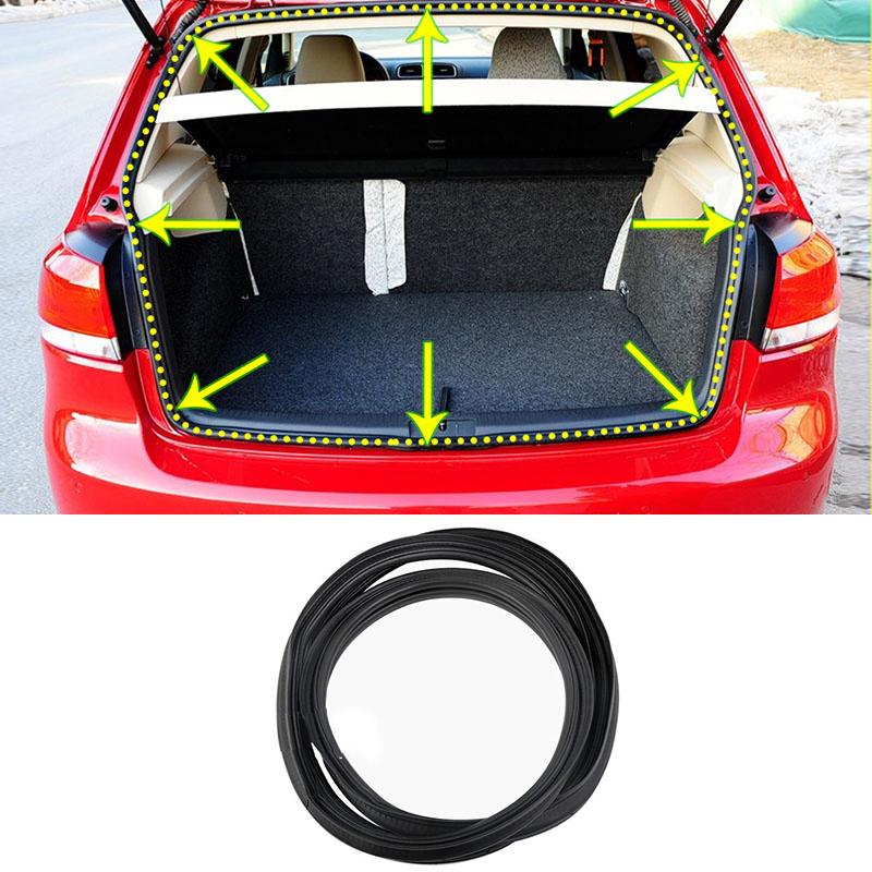 Car Rear Trunk Weatherstrip Frame Rubber Seal Sealing Strip For VW Golf 6 MK6 2009 2010 2011 2012