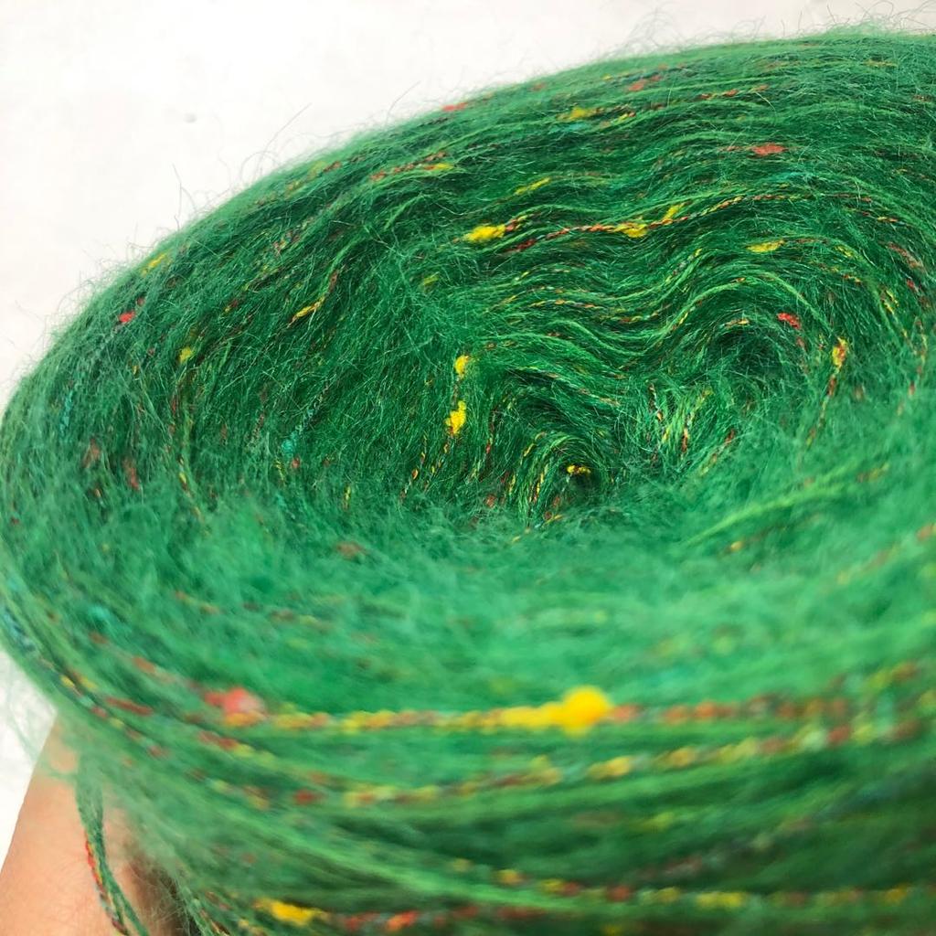 Ultra Soft Cashmere Silk Mohair Hand Knitting Yarn Material Kit Premium Spun Yarn Hand Mixed Twist True Silk  Hair