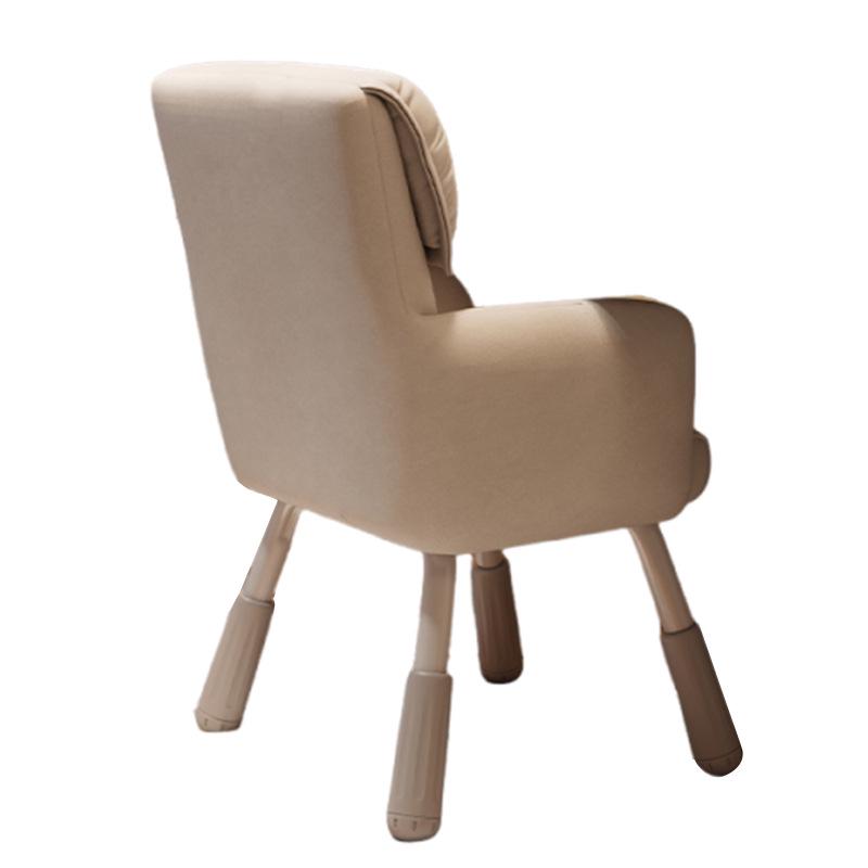 Cream Style Comfortable Computer & Makeup Chair for Girls' Bedroom