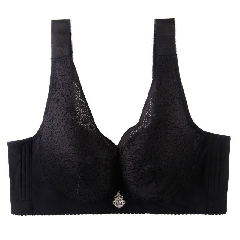 Übergrößen-BHs für Frauen Unterwäsche Push-up-BH Sexy Spitzen-Bralette Dessous Bügellos Femme 36-52 CDE Cup Büstenhalter