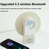 Portable Bluetooth Speaker Vintage Record Design White Noise Sleep Aid Soundbar RGB Colorful Light Music Box with TF AUX Slot
