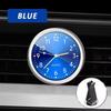 40mm Mini Car Clock Luminous Automobiles Internal Stick-On Digital Watch  Mechanics Quartz Clocks Ornament Car Interior Decor