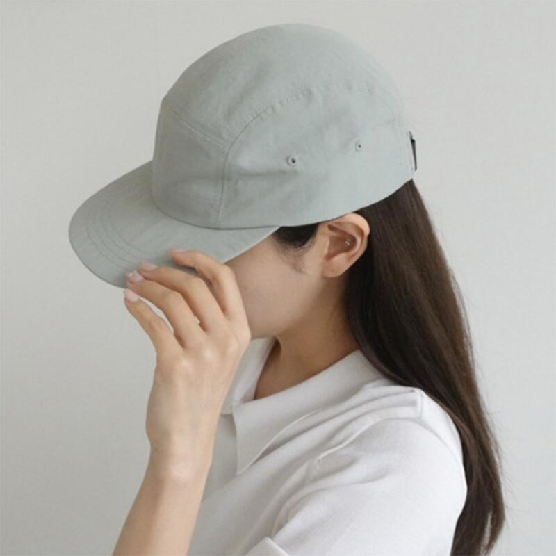 Sports Camp Cap Summer Flat Brim Buckle Simple C8283_Navy