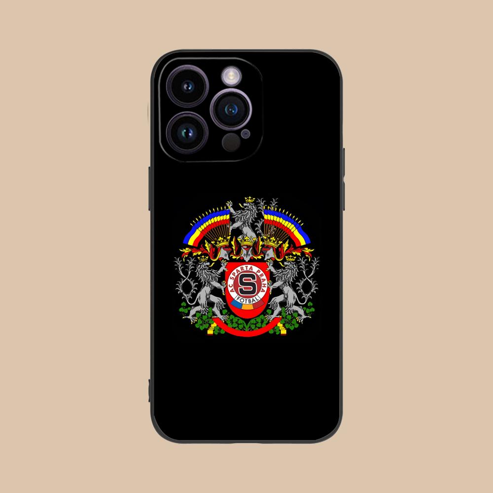 

FC Sparta Praha Mobile Phone Case for iPhone 17 16 15 14 13 12 11 X XR XS 8 7 Pro Max Plus Mini Colour Protective Luxury Cover iPhone XS
