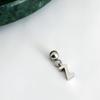 DIY Sliding Chain Alphabet Number Pendant Necklace Personalized Jewelry