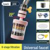 Six-Layer Detachable Water Faucet Filter & Anti-Splash Shower Head