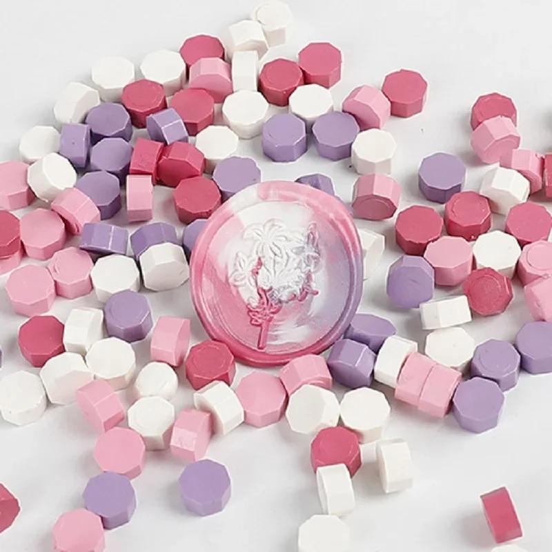 100 Stück Wachsdruckperlen Wachslack für Siegel Lacksiegelstempel für Kartenherstellung Retro Wachssiegel zum Versiegeln von Stempeln Gold Hochzeit Geburtstag