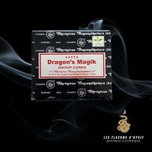Cônes d'encens - Satya - Dragon's Magik - Blanc - Mixte - Adulte