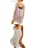 Spring Lace Sleeveless Flowy Mini Dress - New Arrival