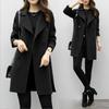 Giacca da donna autunno inverno casual outwear cardigan sottile cappotto soprabito