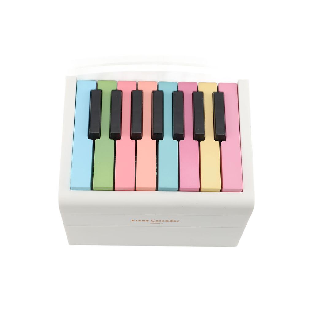 Playable Piano Calendar 52 Music Scores Rechargeable Piano Desk Calendar 2025 Birthday Gift