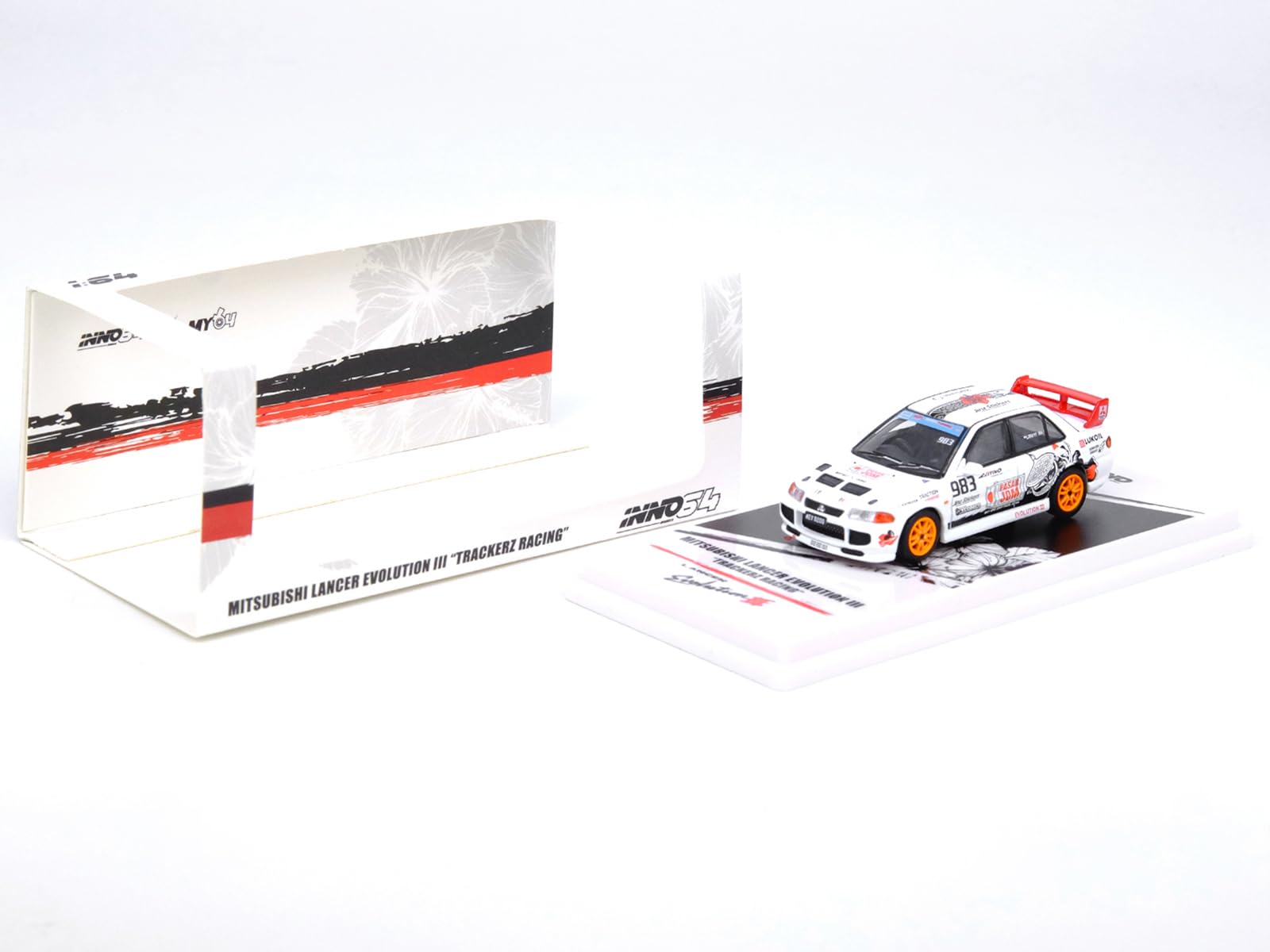 

Inno Models Mitsubishi Lancer Evolution III TRACKERZ RACING Completed Product 1/64