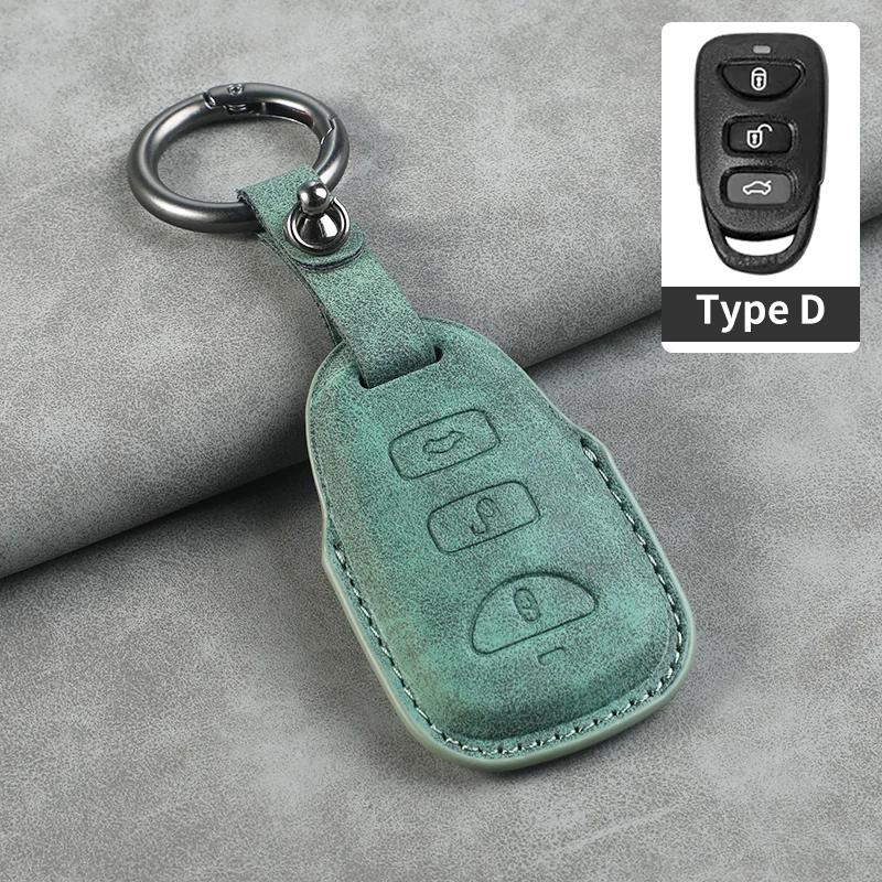 BTNPY1 5 Buttons Leather Car Key Case Cover Shell for Kia Telluride Telluride SX 2021 Sportage R 2022 K5 GT Line 2021 Seltos 2020