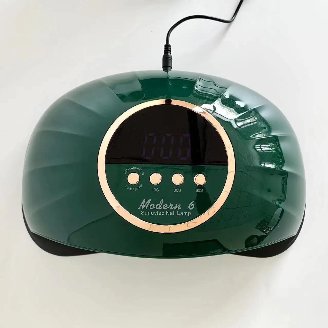 

268 Вт УФ светодиодная лампа для сушки ногтей, маникюрная лампа для сушки ногтей, 69 светодиодов, УФ-лак с ЖК-дисплеем, УФ-лампа для маникюрного салона US