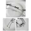 Elegant Bowknot Pearls Choker Necklace for Women Girls Retro Styles Clavicle Chain Fashion Jewelry Accessories