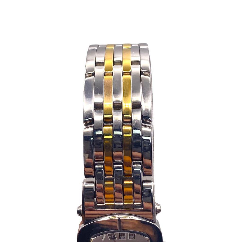 [USED] SEIKO 15P Diamond Silver and Gold Women's Watch 1076