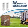 1set 2-IN-1 Awning Storm Band Straps Tie Down Kits For Thule Fiamma Dometic Awning Canopy Fit For Most Motorhomes
