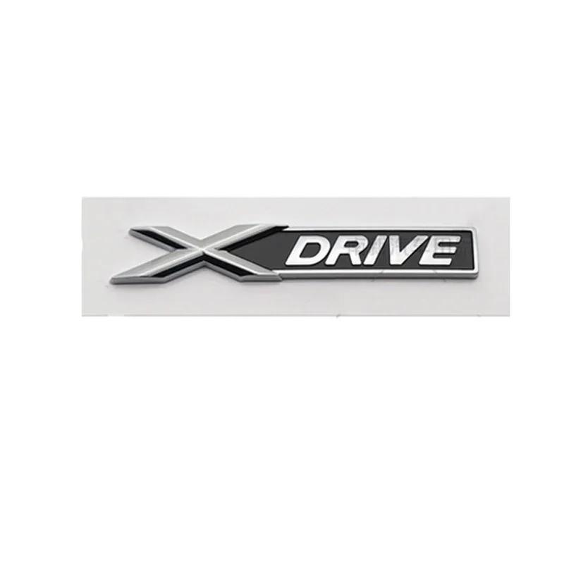 ABS Car Rear Trunk Letters Emblem Badge Fender Side Sticker For BMW XDRIVE SDRIVE 3 5 Series X3 X5 M3 M5 E46 E90 E83 F20 F30