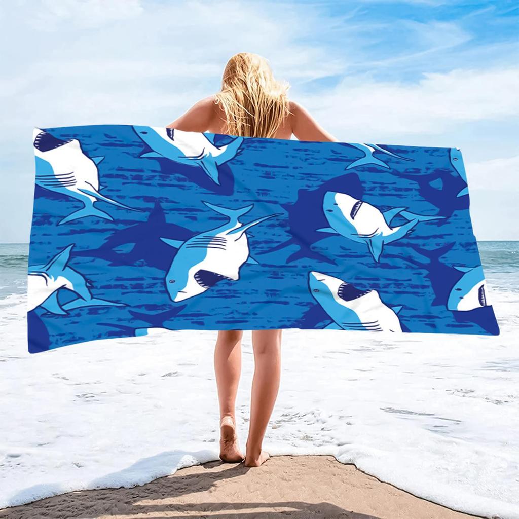 Travel Beach Towel Cute Quick Dry Towels For Beach Large Sandproof Sweat Rags Cleaning Wipe For Gym Travel Camping Swimming