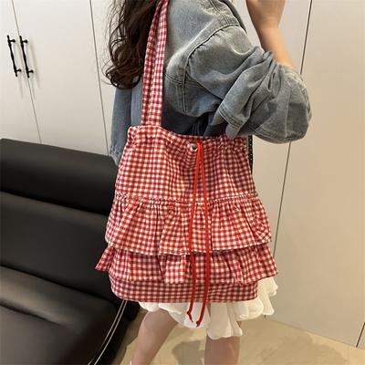 Modische Tasche mit großem Fassungsvermögen Lässiger Stil Tragetasche Einseitige Damentasche