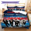 Name Custom Scorpions Pattern Bedding Set Quilt Cover Pillowcase Home Decor Gift (1 * Duvet Cover + 2 * Pillowcase, Without Core)