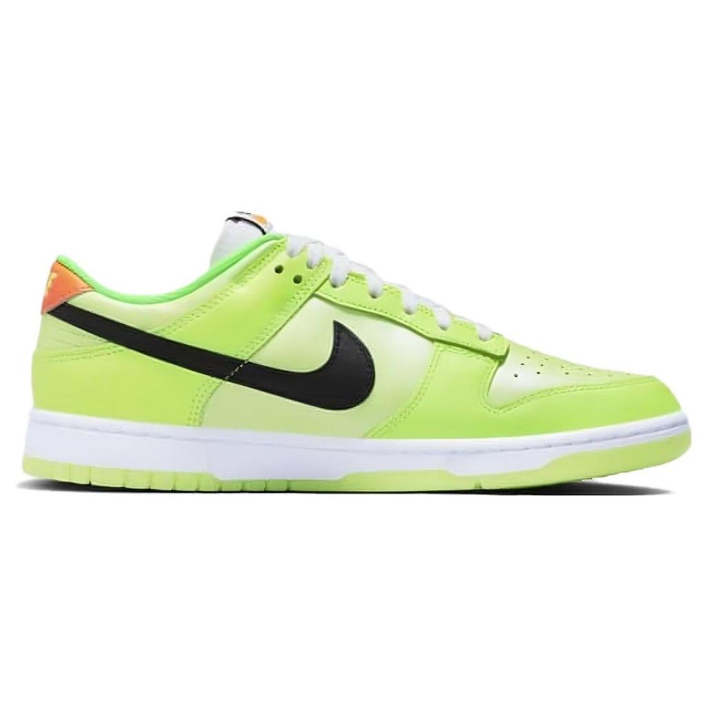 Nike Dunk Low SE Volt Men Sneakers Green Black Total-Orange FJ4610-702
