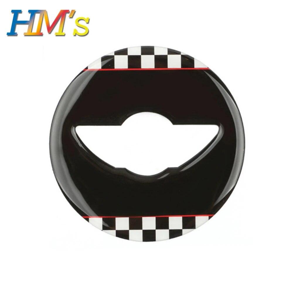 

Для Mini Countryman F60 автомобильные наклейки на руль, наклейки, аксессуары для стайлинга для Mini Cooper F56 F55 F57 для Clubman F54 Double Checker