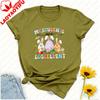 My Students Are Eggcellent Teacher Easter Shirt Teacher Bunny Graphic T Shirt Y2k Top Vintage Unisex Clothing Cotton Short Sleeve