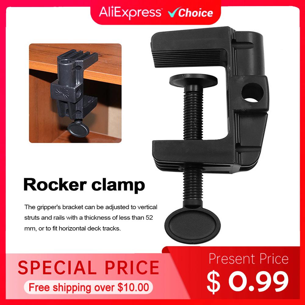 Tischleuchte Auslegerarm Klemme Hardware Kunststoffständer Mikrofonlichthalter mit rutschfesten Lichtern Beleuchtungszubehör