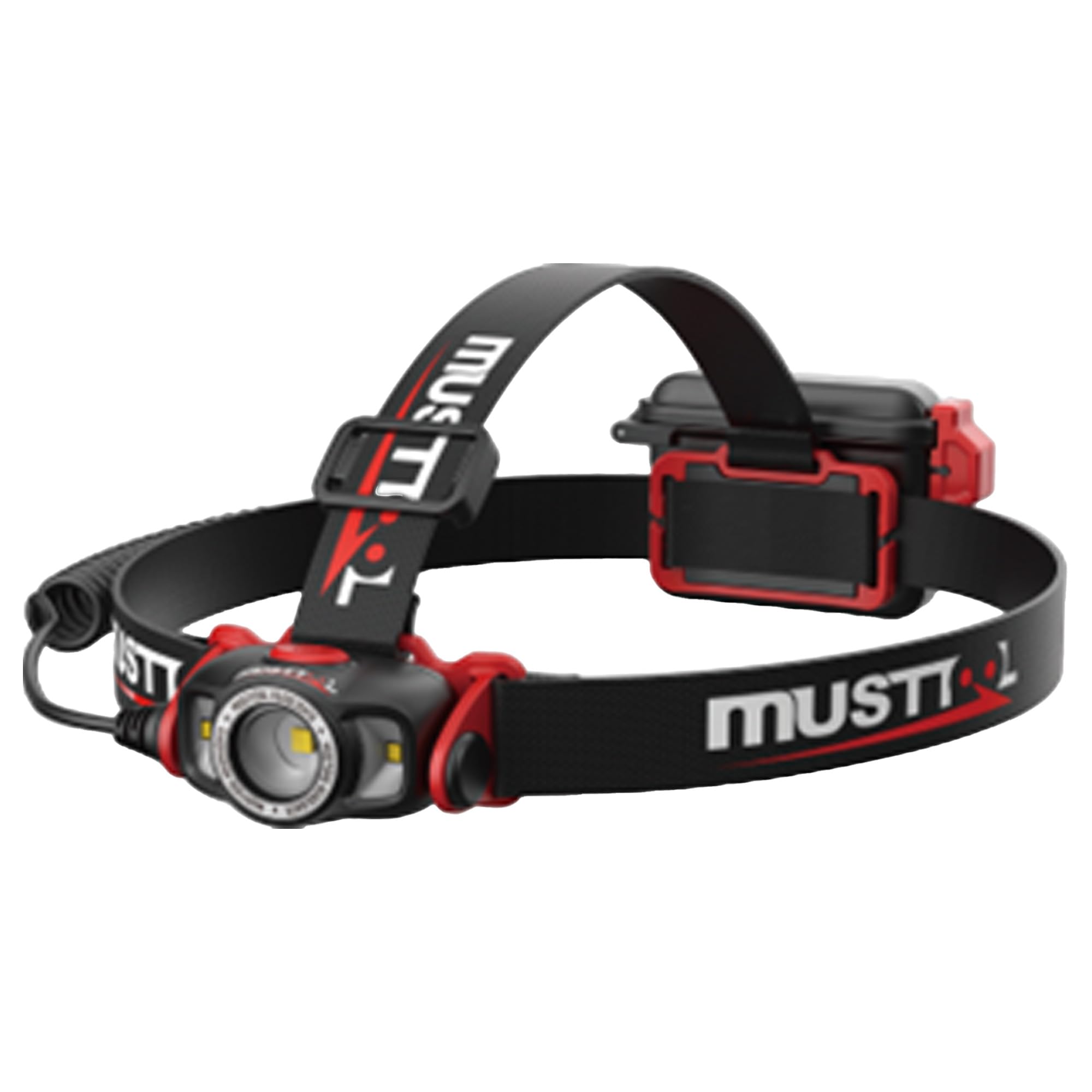 

MUSTTOOL Hybrid Flat High Color Maximum Brightness Model Headlight, Beam, Rendering, 400lm, Number MHL-HFW400D чёрный