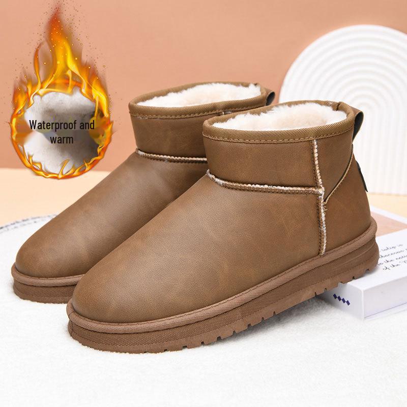 2024 Damen- und Herren-Schneestiefel, rutschfest, wasserdicht - Samtgefüttert, dicke Sohlen, große Größen