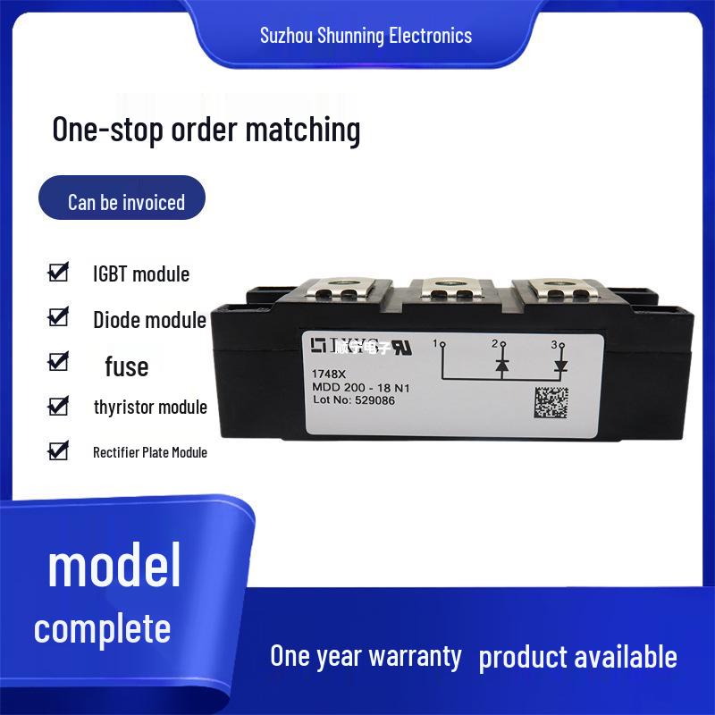 MDD200-18N1 Diode Thyristor Module - New Original with Quality Assurance