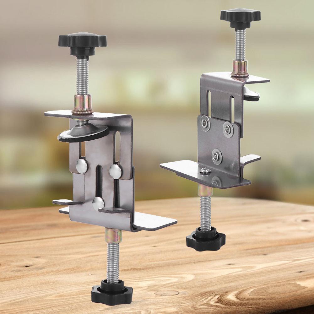 Adjustable Cabinet Door Installation Positioner Effort Floor Cabinet Support Clamp  Carpentry