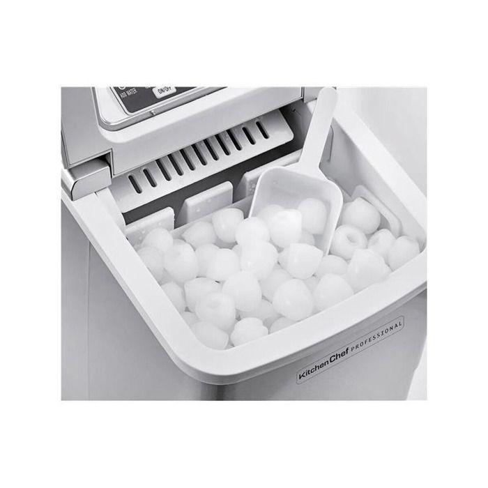 Machine a glacons 9glacons/9 min 2 tailles 10-12kg/24h 2l 140w kitchenchef - ksice9