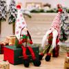 Hat Snowflake Enchanting Rudolph Doll With Gift Box Legs Ideal For Christmas Festivities