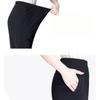 Middle-aged Elderly Women's Pants Summer Thin Nine-point Mother Pants Straight Loose Grandma Pants Casual