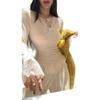 Women's Lace Trim Bow Knot Long Sleeve T-shirt - Slim Fit Spring/Autumn Fashion