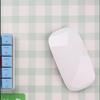 Colorful Wavy Border PU Large Desk Pad 35*80cm Scalloped Irregular Edge Waterproof Smooth PU Surface Stable Non-slip Bottom Mouse Mat Ideal Student