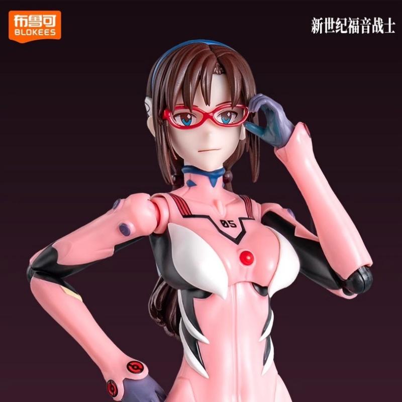 Figura de Acción Blokees Neon Genesis Evangelion Ayanam Rei Rebuild of Evangelion Mari Makinami Modelo Ilustre Juguete de Ensamblaje Regalo