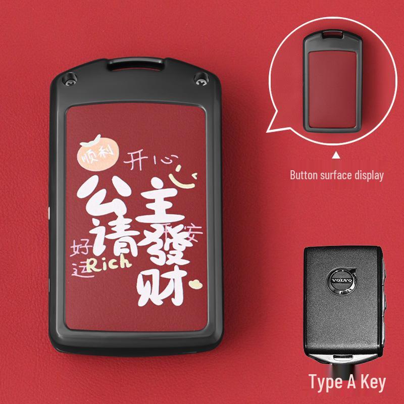 Volvo Key Case for XC60, S90, S60L, XC90, XC40, V40 - High-End Shell and Buckle