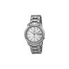 Seiko5 30 Meters Waterproof Quartz Steel Strap Men's Watch White Dial SNKL75K1