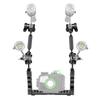 PULUZ Dual Handle Aluminium Tray Stabilizer with 2 x Dual Ball Aluminum Alloy Clamp & 2 x 7 inch Floating Arm for Underwater Camera Housings